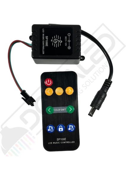 Rgb Şerit LED Ses ve Müzik Duyarlı Kontrol Devresi