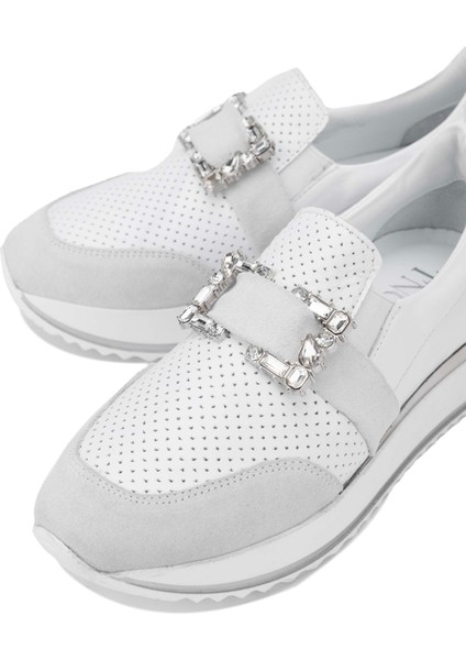 Kadın Hakiki Deri Beyaz Sneakers & Spor Ayakkabı 923 TT-900 Bn Ayk Y24 Beyaz Dr fırsatları