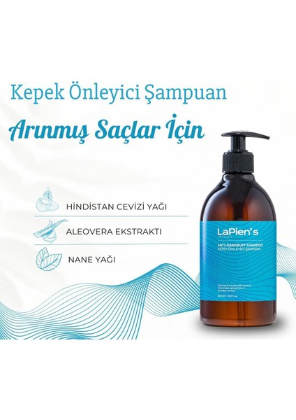 Antidandruf Kepek Önleyici Arındırıcı Şampuan 500 ml Hindistan Cevizi,aloevera Özü, Nane Yağı Mentolü