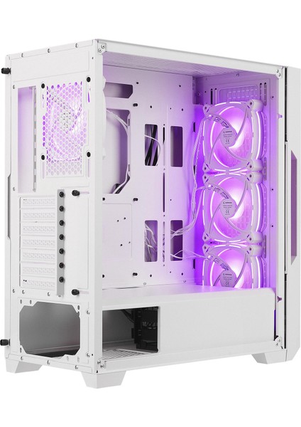 Radıant V1 Whıte 2* Usb3.0 Temperli 4*argb Fan+Hub E-Atx Exclusive Gaming Kasa