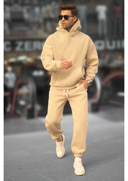 Erkek Oversize 3 Iplik Paçası Lastikli Eşofman Takımı fiyatları