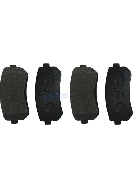 Kia Rio Disk Arka Fren Balatası (2006-2011)
