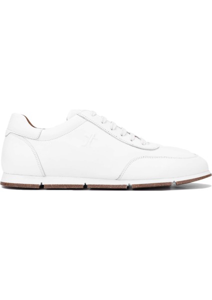 Erkek Hakiki Deri Beyaz Casual Ayakkabı 128 241338 Erk Ayk Y24 Beyaz Dr