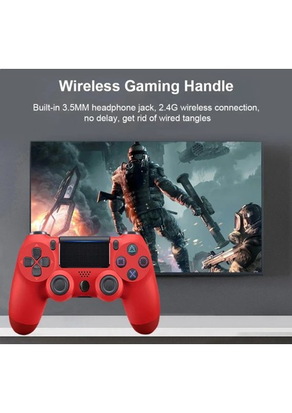 Ps4 ve Pc Icin Dualshock V2 Kablosuz Titreşimli Yeni Nesil Oyun Kolu