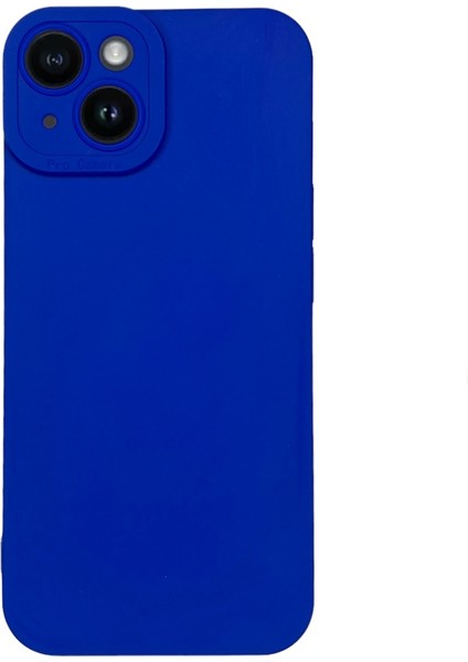 iPhone 14 Lacivert Renkli Silikon Kılıf