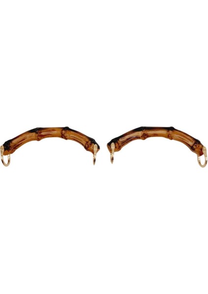 C Model Bambu Görünümlü 14 cm Çift Sap Light Gold Metalli fiyatları