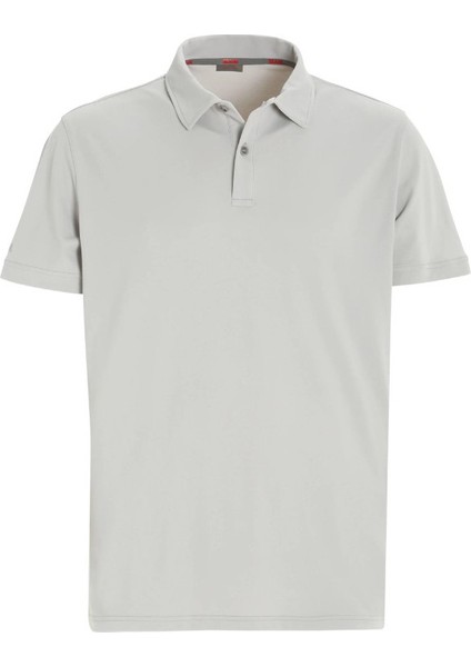 Tech Pıque Polo Ss Gri Erkek Polo Tshirt