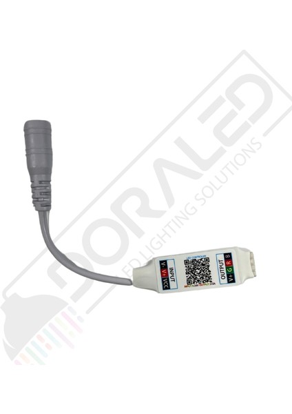 Bluetooth Cep Telefonundan Rgb Şerit LED Kontrol Modülü 6A 5-24V