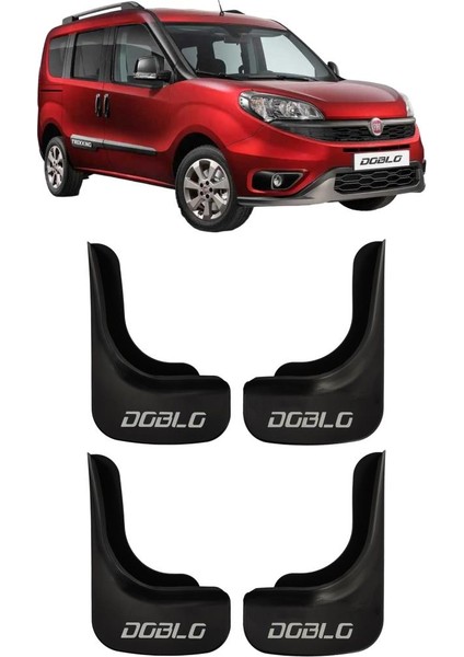 Fiat Doblo D4 4'lü Set (Ön ve Arka) Paçalık Çamurluk Tozluk DBL1UX002