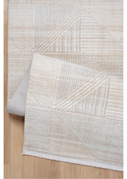 Görkem , Glorıa Gördes Polyester Saçaklı Pamuk Tabanlı Lazer Kesimli Salon Oturma Odası Mekan Halısı modelleri