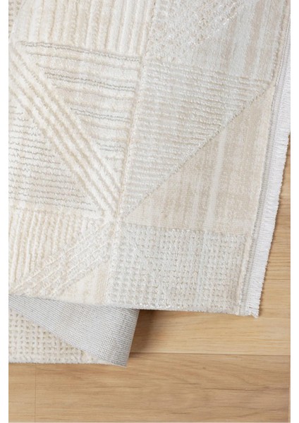 Görkem , Glorıa Gördes Polyester Saçaklı Pamuk Tabanlı Lazer Kesimli Salon Oturma Odası Mekan Halısı fırsatları