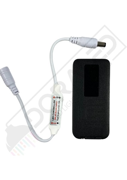 Mini Rgb Şerit LED Kontrol Rf Kumandalı 12A 5-24V