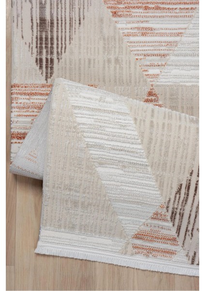 Görkem , Glorıa Gördes Polyester Saçaklı Pamuk Tabanlı Lazer Kesimli Salon Oturma Odası Mekan Halısı modelleri