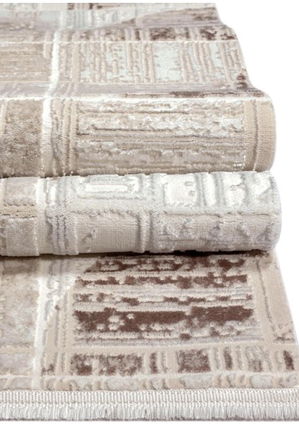 Görkem , Glorıa Gördes Polyester Saçaklı Pamuk Tabanlı Lazer Kesimli Salon Oturma Odası Mekan Halısı fiyatları