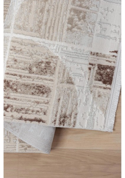 Görkem , Glorıa Gördes Polyester Saçaklı Pamuk Tabanlı Lazer Kesimli Salon Oturma Odası Mekan Halısı fırsatları