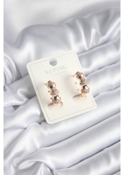 E-Bijuteri Xuping Halka Model Kadın Küpe