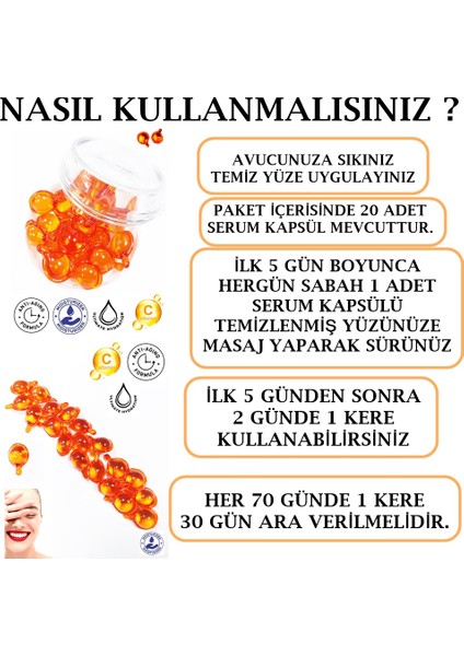 Cilt Bakım Kapsülleri Gece Serumları modelleri