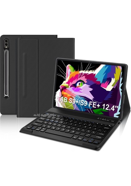 Samsung Tab S9 Fe Plus SM-X610 Uyumlu Klavyeli Kılıf