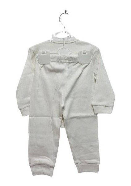 Dünyası Ahşap Düğmeli Alt Üst Takım Bebek Pijama Takım