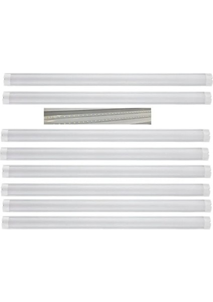 GOLD ROYAL Çift Sıra Ledli 40W 120 cm Yatay Bant Armatür Beyaz Işık - 10 Adet fiyatları