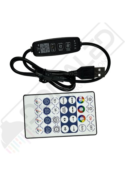 USB Girişli Bluetooth WS2811-WS2812B Pixel Kontrol Devresi Müzik Modlu