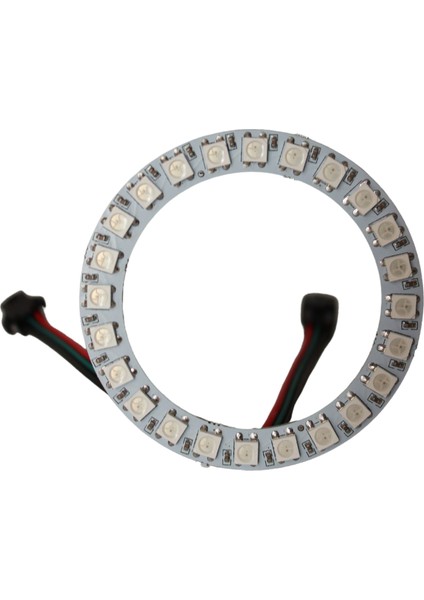 WS2812B Matrix Ekran Rgb LED Ayrı Ayrı Adresli 24 LED Halka LED Matrix Dijital Esnek Ekran 5 Volt