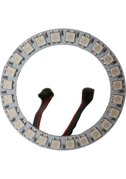 WS2812B Matrix Ekran Rgb LED Ayrı Ayrı Adresli 24 LED Halka LED Matrix Dijital Esnek Ekran 5 Volt