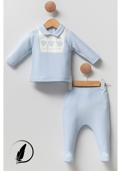 Erkek Bebek Three Teddy 2'li Takım 2 Ay - 3 Ay- 6 Ay