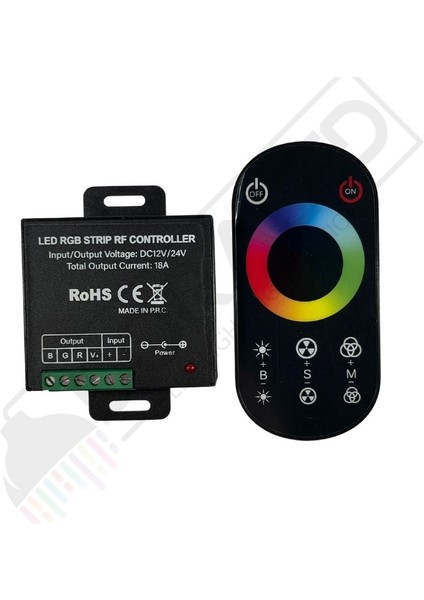 Slim Touch-Dokunmatik Rgb LED Kontrol Devresi 12-24V