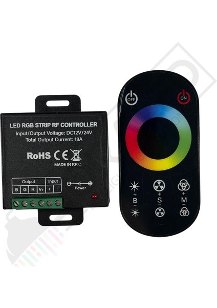 Slim Touch-Dokunmatik Rgb LED Kontrol Devresi 12-24V