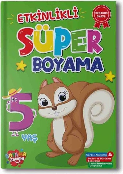 Etkinlikli Süper Boyama 5 Yaş