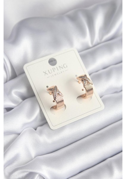 E-Bijuteri Xuping Model Gold Kadın Küpe