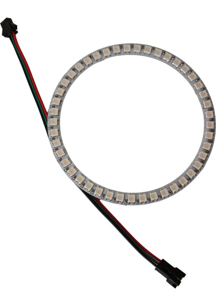 WS2812B Matrix Ekran Rgb LED Ayrı Ayrı Adresli 45 LED Halka LED Matrix Dijital Esnek Ekran 5 Volt