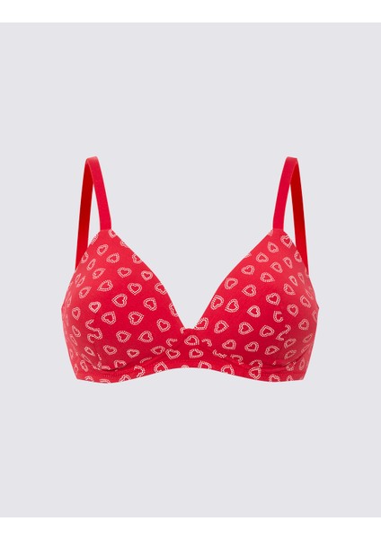 3'lü Destekli Pamuklu T-Shirt Sütyeni Seti modelleri