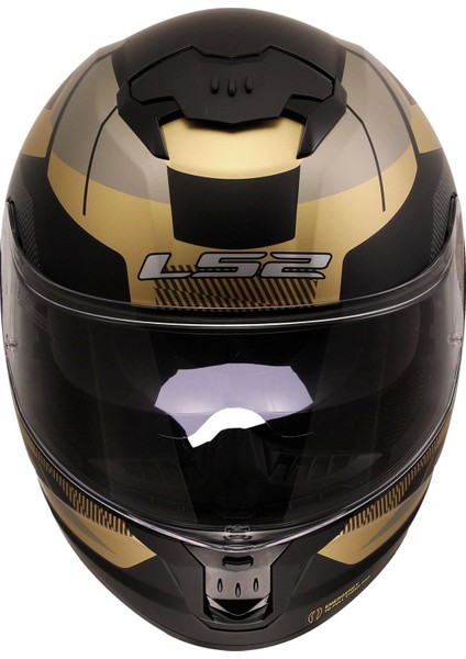 Stream 2 Road Mat Siyah-Gold-Gri Kask
