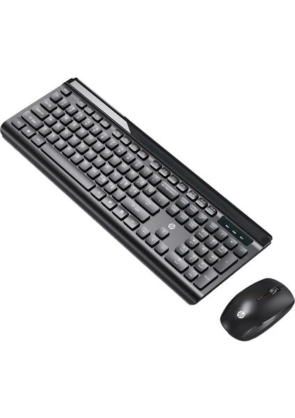 Hp CS500 Kablosuz Klavye Mouse 2,4g Kablosuz Kurulumu Kolay Tak Çalıştır Şık Zafir Modern Tasarım Türkçe Q Klavye - Siyah Renk