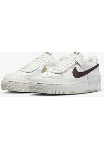 Air Force 1 Shadow Leather Sneaker Deri Kadın Günlük Spor Ayakkabısı FD0804-100