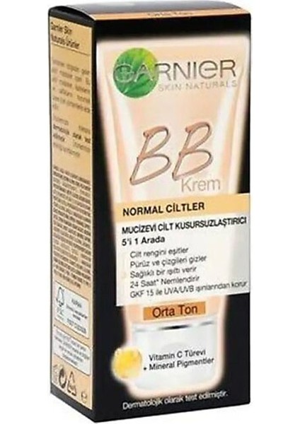 Bb Krem Normal Ciltler Orta Ton 18 ml