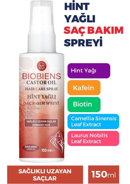 Hint Yağlı Saç Bakım Spreyi 150 ml