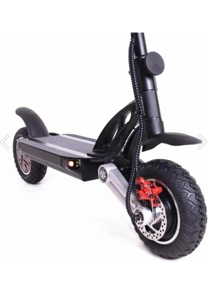 Jaguar Çift Amortisörlü 1600W 10 Inç Elektrikli Scooter Çift Motor