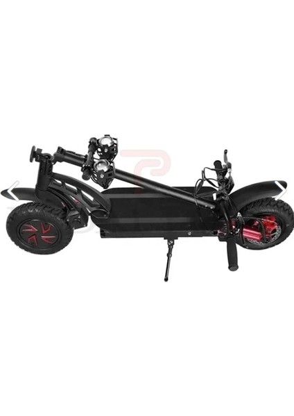 Jaguar Çift Amortisörlü 1600W 10 Inç Elektrikli Scooter Çift Motor