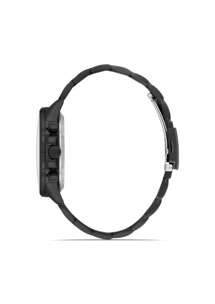 FM31461A-G Quartz Çelik Siyah 45 mm Fonksiyonları Aktif Erkek Kol Saati