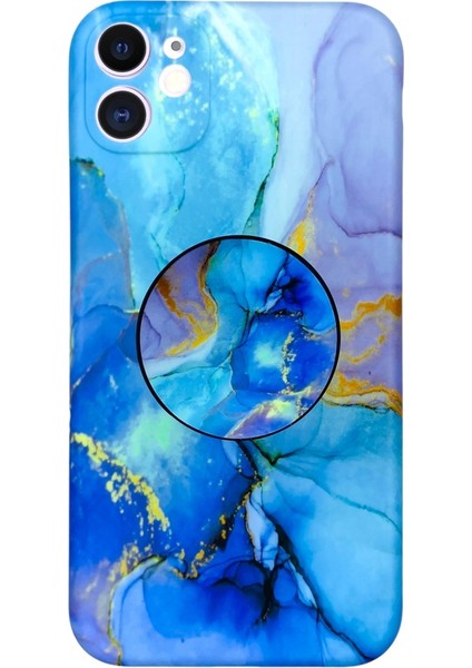 iPhone 11 Mor Mermer Görünümlü Kılıf modelleri
