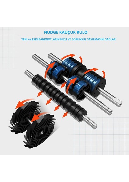AL-955 Çift Cıslı Karışık Para Sayma ve Tanıma Makinesi