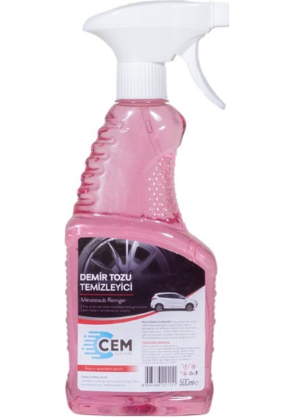 Demir Tozu Temizleyici 500 ml