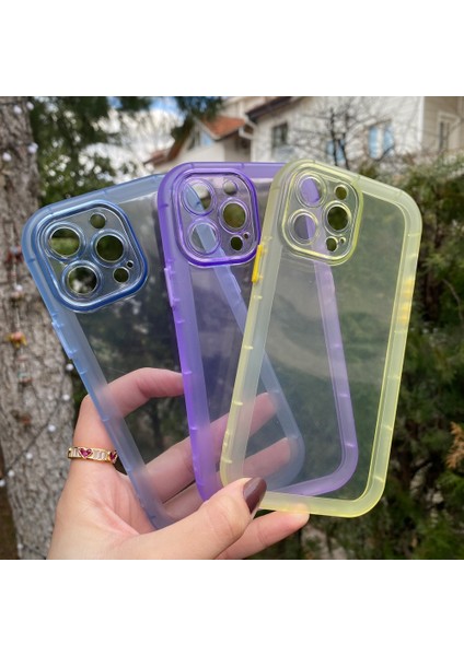 iPhone 13 Pro Max Mavi Şeffaf Silikon Kılıf fiyatları