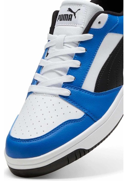 Rebound V6 Low Unisex Sneaker Ayakkabı 392328-16 Beyaz-Mavi
