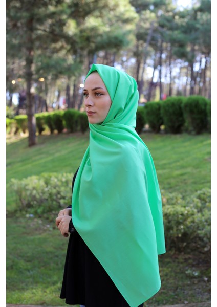 Düz Modal Polyester Şal 80 x 185 Ebat