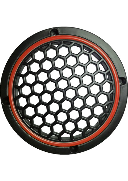 Neon Işıklı 16 cm Hoparlör ve Midrange Kapağı - 2 Adet - Kırmızı