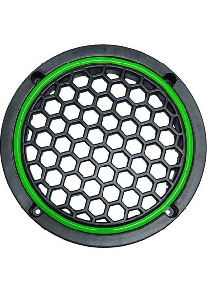 Neon Işıklı 16 cm Hoparlör ve Midrange Kapağı - 2 Adet - Yeşil